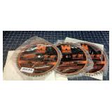 Byron A3-C2 3pc Wen circulur saw blades 10