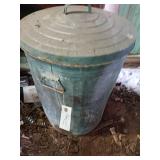 Gaines-2040 1 PC garbage can galvanized