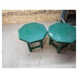 Byron A2-C4 2pc VIntage Outdoor tables Green