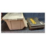 ByronA1A3 2pc (1) Dewalt plastic totes (1) Grey