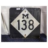 Byron A3-E3 1pc M 138 sign Sign Black and white