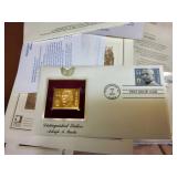 Byron 2 1pc Golden replicas US stamps Stamp book r