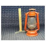 Byron UH 1pc Swallow Brand Lantern 12" Tall Orange