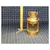 Byron UH 1pc Nautical lantern 9" copper/Brass