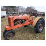 1939 Allis Chalmers WC Tractor gas narrow gear dri