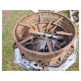 2 Case Steel Tractor Wheels W / Cleats