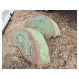 2 John Deere D Fenders