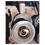2 Ford Model A Spoke Wheels W / Goodyear Tires