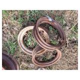 3 Open Center Rims 15"x3"