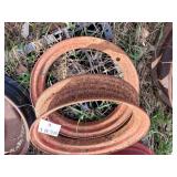 2 Open Center Rims 15"x3"