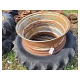 14.9-38 Tire (1) 2-Rims 38 " weathered