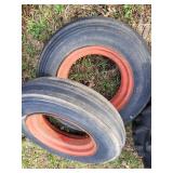 2 6.00-16 Tri Rib Tractor Front Tires