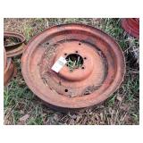 1 24"x 8" 6 Bolt Rim 5 1/2" center 7" Bolt Pattern