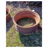 1 Open Center Rim Needs Patch or Fire Ring 30"x 12