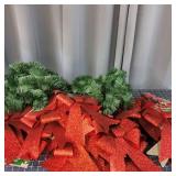 F2 LG qty Bows & Garland