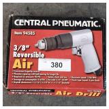 T2 (NIB) Central Pneumatic Air Drill 3/8" Reversab