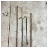 T3 5pcs pry bars, Forging togs