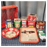 O2 10pc Coca-Cola Tins & Crate