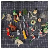 E2 10pc+ christmas ornaments: Reindeer, wreaths, S