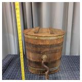 Q2 Antique Butter churn wood