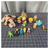 P2 14pc charlie brown, Pound Puppy, uncle scrooge,