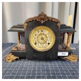 S2 Antique Clock 6x11x19" For parts or repair