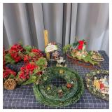 H2 10pc+ Sleds, Wreaths, Christmas decor,