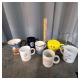 J3 8pc Various mugs