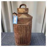 R2 geo. d ellis & sons inc. Oil Can 5 gallons Petr