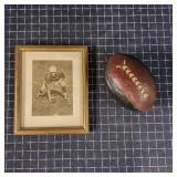 R2 2pcs Vintage Football picture football