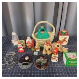 E2 10pc+ sun catchers, candlesticks, basket, Chris