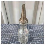 S2 Antique Oil Jar Quart with spout