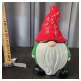 O2 Gnome Cookie jar 11" Tall (approx)