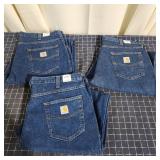 T6 3pc Carhartt Jeans 36x34"