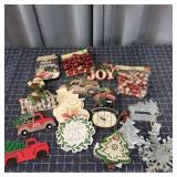 N2 10pc + Christmas Decor: Metal snowflakes, small