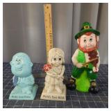 I2 3pc figurines: Best Father, Best Mom, Leprechau