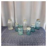 A3C2 7pcs Mason Jars Atlas