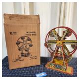 P2 Tin toy Ferris Wheel Wind up J. Chein & Company