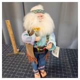 O2 Hippy Santa Figurine 16" Tall  (approx)