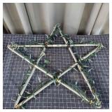 N2 christmas lights Christmas star 30" Across