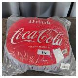 O2 Coca-Cola Throw Pillow 16" dia bottle Cap