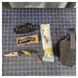 L4 4pc+ Holsters, Knives, Gun Lock,