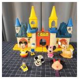 P2 8pc Vintage Disney Toys: Magic Kingdom, Mickey