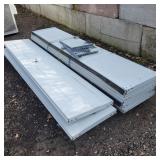 (2) Garage Doors w/ Hardware 9ft