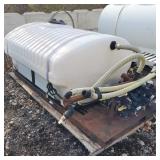 Liquid Ice Melt System 450gal Poly tank on steel p