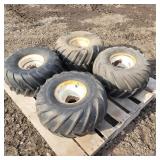 4pc Kenda Tires on 4 bolt rims 21x11.00-8 (4 ply)