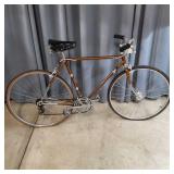 Raleigh Bicycle 10 speed boys 26 Spring seat brown