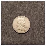 MC 1962 Franklin half dollar Silver
