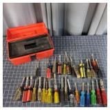 T2 30Pc Nut drivers Tool box SAE / Metric