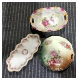 3 pc Bavaria plates Royal Vienna